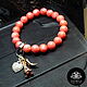 Coral bracelet 'Romance', Bead bracelet, Moscow,  Фото №1