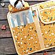 Органайзер для спиц и крючков / для вязания. Органайзеры. Мастерская Marimel. Интернет-магазин Ярмарка Мастеров.  Фото №2