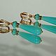 Drop earrings aquamarine agate. Earrings. lilyshop. Online shopping on My Livemaster.  Фото №2
