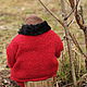 Garret doll: Granny in a red coat. Rag Doll. Irina Sayfiydinova (textileheart). My Livemaster. Фото №4