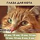 Радужки для кукол и игрушек. Глаза для кота - №1, Шаблоны для печати, Донецк,  Фото №1