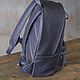 Order Men's leather backpack 'Lucas' (Dark blue). DragonBags - Men's accessories. Livemaster. . Men\\\'s backpack Фото №3