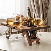 Посуда handmade. Livemaster - original item Light oak wine table. Handmade.