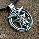 Pentagram with Ouroboros and Caduceus, Amulet, St. Petersburg,  Фото №1