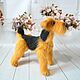 Knitted Airedale terrier dog. Stuffed Toys. JuliaCrochetToys. My Livemaster. Фото №4