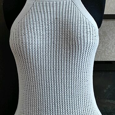 Одежда ручной работы. Ярмарка Мастеров - ручная работа Блуза- топ из хлопка. Handmade.
