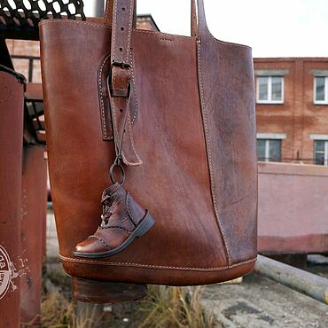 Сумки ручной работы. Ярмарка Мастеров - ручная работа Сумка-шоппер «СЛЕД». Handmade.