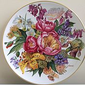 Винтаж: Шкатулка Villeroy Boch Botanica Ботаника. Agrimonia eupatoria 13 см