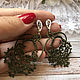 Earrings lace of frivolite, Earrings, Sevastopol,  Фото №1