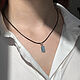 Aquamarine pendant (burrill) 'Drop'. Pendants. kvk1. My Livemaster. Фото №5