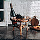 Винный столик из сибирского кедра VN7, Подносы, Новокузнецк,  Фото №1