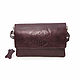 Bags: Clutch bag women's leather Burgundy Daria Mod S74p-682. Classic Bag. Natalia Kalinovskaya. Online shopping on My Livemaster.  Фото №2