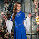 Protective linen dress Slavic style `Vesnyana`. 100% linen. Embroidery
