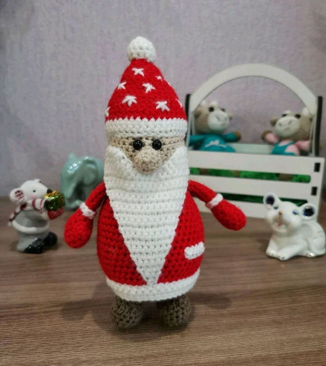Дед мороз крючком