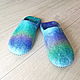 Felted slippers - flip - flops. Flip flops. Saenko Natalya. Online shopping on My Livemaster.  Фото №2