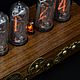 Lamp table clock ' Walnut SteamPunk Bronze 6». Tube clock. Tube-time (tube-time). My Livemaster. Фото №14