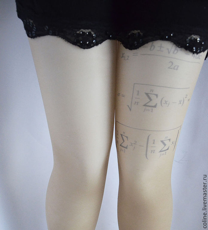 Glasses prison tattoo pantyhose