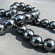 Hematite 10 mm, faceted, ball. Beads1. Elena (luxury-fittings). My Livemaster. Фото №4