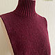 Манишка твидовая удлиненная, меринос. Манишки. FAVORITE KNITWEAR (Наталья). Ярмарка Мастеров.  Фото №5
