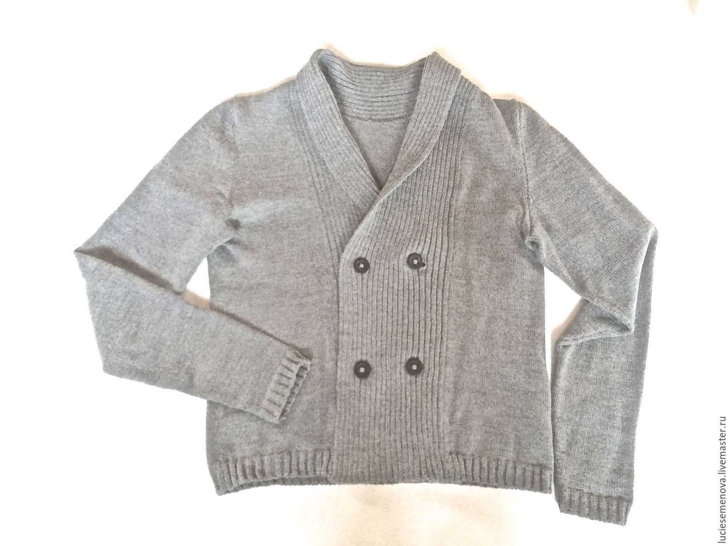mens double breasted cardigan