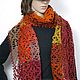 Шерстяной шарф, палантин "Петербургские тайны" (вариант). Палантины. IRINA GRUDKINA Handmade Knitwear. Ярмарка Мастеров.  Фото №11