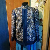 Одежда handmade. Livemaster - original item Jacket from Pavloposad scarf. Handmade.