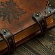 Обложка на книгу «Ведьмак». Обложки. Vintage Leather. Интернет-магазин Ярмарка Мастеров.  Фото №2
