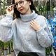 Мастер-класс по вязанию свитер "Мираж". Свитеры. Kam_magija_klubka. Интернет-магазин Ярмарка Мастеров.  Фото №2