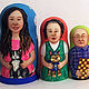 Custom nesting doll, Portrait family matryoshka 12 pieces, Dolls1, Moscow,  Фото №1