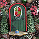 Рождественский Венок с дверцей 43  см. Интерьерные венки. Zuli. Ярмарка Мастеров.  Фото №4