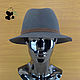 Elegant ladies felt hat Fedora. Color grey. Hats1. Mishan (mishan). Online shopping on My Livemaster.  Фото №2