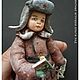 Ватная ёлочная игрушка Егорка. Елочные игрушки. Ватные игрушки Ольги Лад. Интернет-магазин Ярмарка Мастеров.  Фото №2