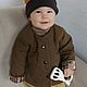 Детский осенний костюм ручной работы. Фуфайка, джинсы, шапка+шарф. Комплекты одежды для малышей. Нур Рита. Ярмарка Мастеров.  Фото №6