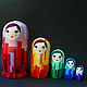 Interior Matryoshka All Colors, educational toy. Dolls. color of magic. Online shopping on My Livemaster.  Фото №2