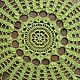 Order Crochet napkin of light green color ( d 31 cm ). irsicrochet. Livemaster. . Doilies Фото №3