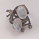 Silver Ring with moonstone, Rings, Novosibirsk,  Фото №1