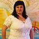 Платье вязаное Волшебница Зима. Платья. Наталия Черныш. Интернет-магазин Ярмарка Мастеров.  Фото №2