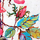 Imagen con rosas 'rosa salvaje' óleo. Pictures. Multicolor Gallery. My Livemaster. Фото №4