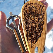 Музыкальные инструменты handmade. Livemaster - original item Altai harp Aktru with a case made of solid oak.. Handmade.