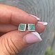 Заказать Серьги с изумрудом. 0.95 ct. Елена. Ярмарка Мастеров. . Серьги классические Фото №3