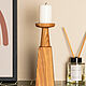 Ash candlestick in natural color, 21 cm. Candlesticks. Foxwoodrus. Online shopping on My Livemaster.  Фото №2