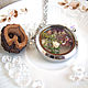 Заказать Прозрачный Кулон Цветы Мох Лесной Кулон в серебре Living Memory Locket. Анастасия и Карина. Ярмарка Мастеров. . Подвеска Фото №3