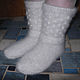 Women's knitted high boots 'Beads'. High Boots. Warm Yarn. Online shopping on My Livemaster.  Фото №2