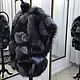 Жилет оверсайз из меха лисы, на подкладке, застежки крючки. Шубы. MAGICFURSHOP фурнитура, мех, кожа, ткани, скорняжные материалы, готовы. Интернет-магазин Ярмарка Мастеров.  Фото №2