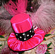 Екатерина (Творческая мастерская)Hat veil hair clip on the `the circus Princess`