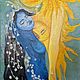 Картина маслом с фото (optimistic oil paintings) :Солнце и Луна. Картины. Moe-tvorchestvo-15. Интернет-магазин Ярмарка Мастеров.  Фото №2