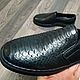 Slip-ons made of genuine Python leather and calfskin, in stock!. Slip-ons. SHOES&BAGS. My Livemaster. Фото №6