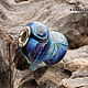 Cosmos heart - lampwork charm bead pendant - charm bracelet. Charm bracelet. Branzuletka (Branzuletka). My Livemaster. Фото №5