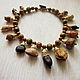 Wooden and nut necklace "Hard nuts", Necklace, Moscow,  Фото №1