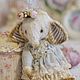 Заказать Слоник ангел Сонечка. Серия "Шебби". Vintage bears Фоменко Ольга. Ярмарка Мастеров. . Мишки Тедди Фото №3